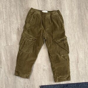 Zara Kids Olive Cargo Pants